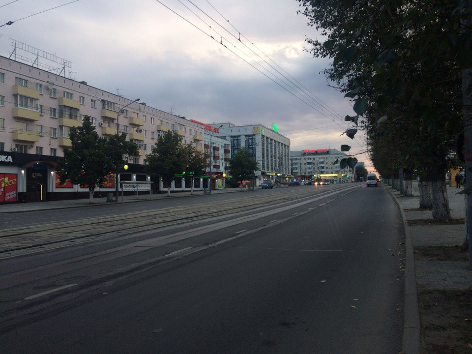 Утром улицы в Перми не перекрывали