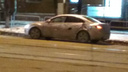 «Вошёл в салон Mazda»: из-за аварии в центре Челябинска трамваи встали в пробку