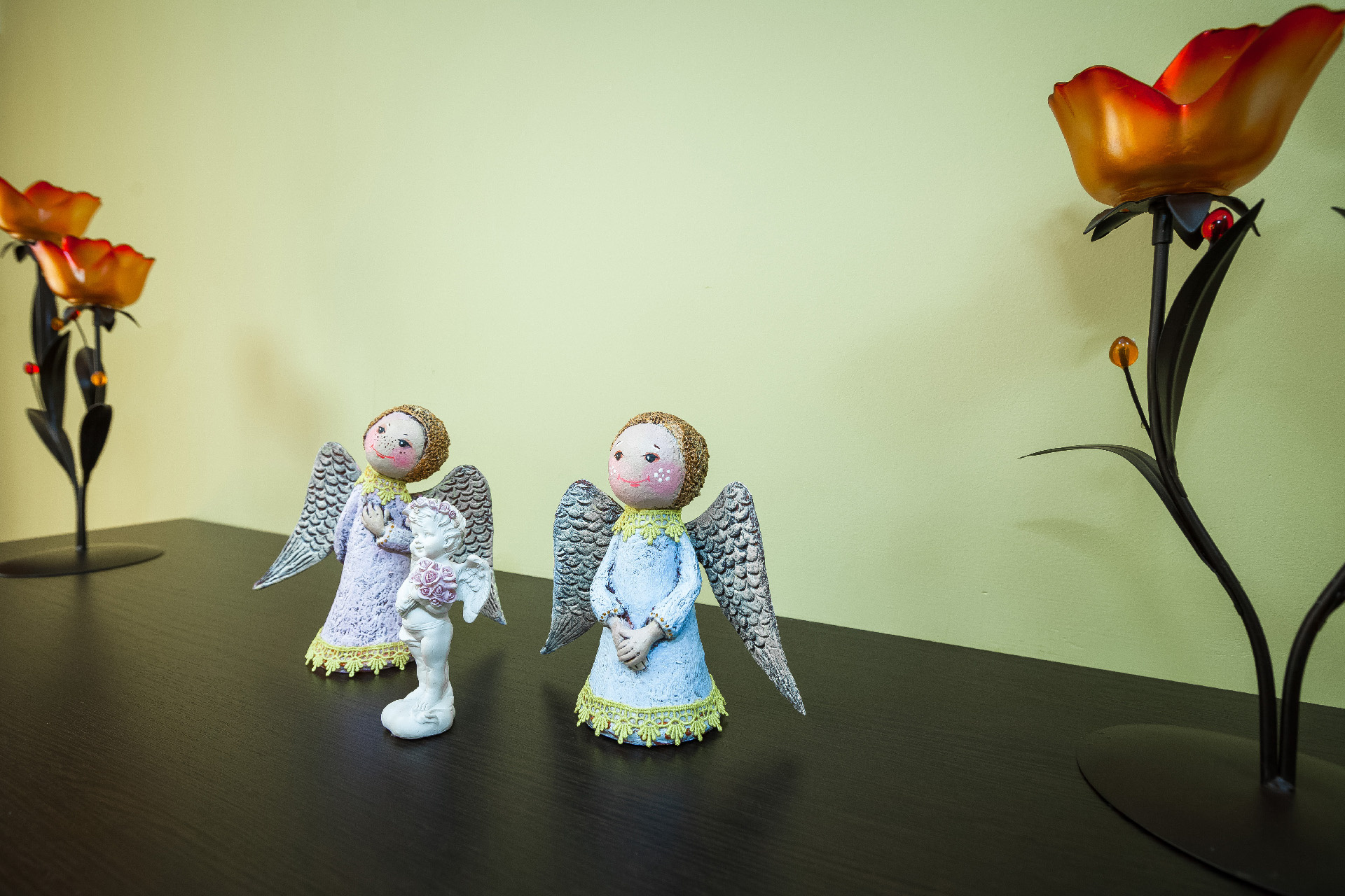 Ангелочки - ручная работа, подаренная отделению родителями подопечных паллиативной службы