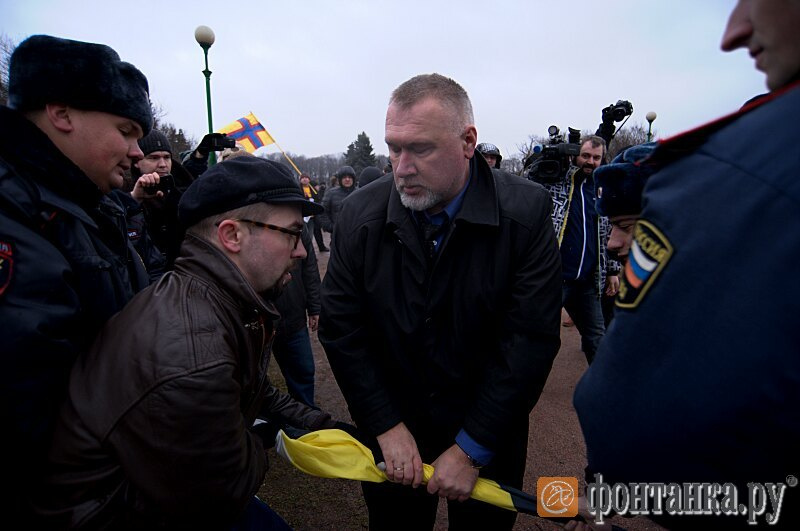 попытка убрать имперский флаг
