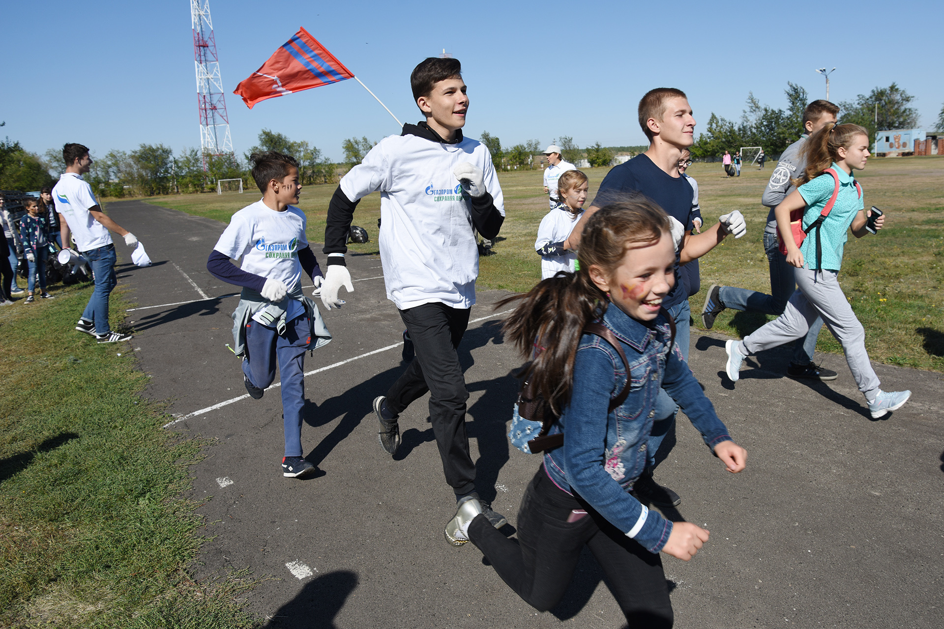 Экологический забег на ольховском стадионе добавил участникам акции сил и бодрости