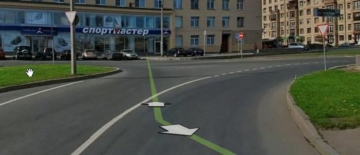 Изображение: Яндекс.Карты. Знак есть