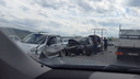 «Змейка» из легковушек: у Жигулевской ГЭС столкнулись 4 автомобиля