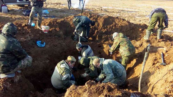 Под Смоленском обнаружены останки солдата из Прикамья