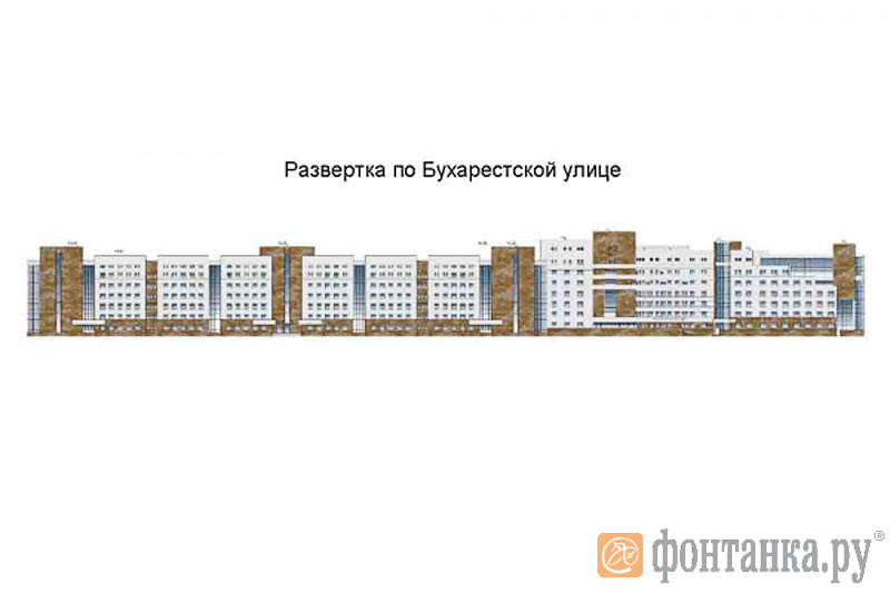 Проектирование и строительство инфекционной больницы по адресу: г. Санкт-Петербург, на перекрестке улицы О. Дундича и Бухарестской
