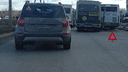 В Ростове в столкновении маршрутки и автобуса пострадала пассажирка
