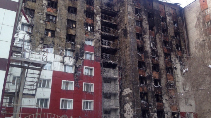 Во время пожара на Олимпийской сгорели 43 квартиры
