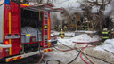 Пожар в Ломоносовском округе лишил жилья обитателей «деревяшки»