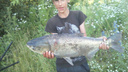 В Самарской области 18-летний юноша поймал толстолобика весом 7 кг