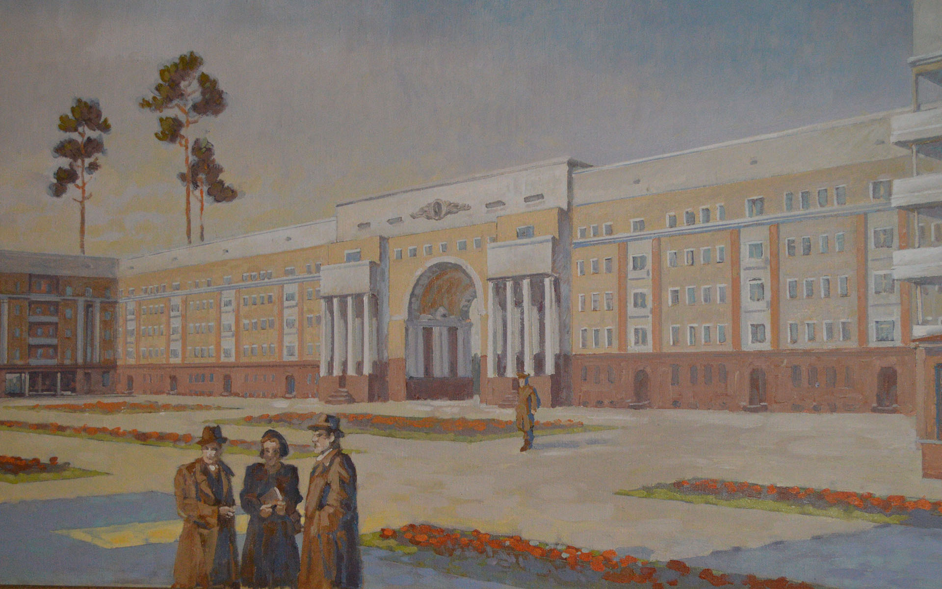 На картине изображен «Жилой дом на 205 квартир» таким, каким он должен был быть по проекту На картине изображен «Жилой дом на 205 квартир» таким, каким он должен был быть по проекту
