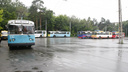 В Тракторозаводском районе троллейбусы встали в пробку