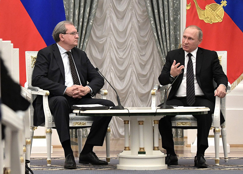 Валерий Фадеев и Владимир Путин