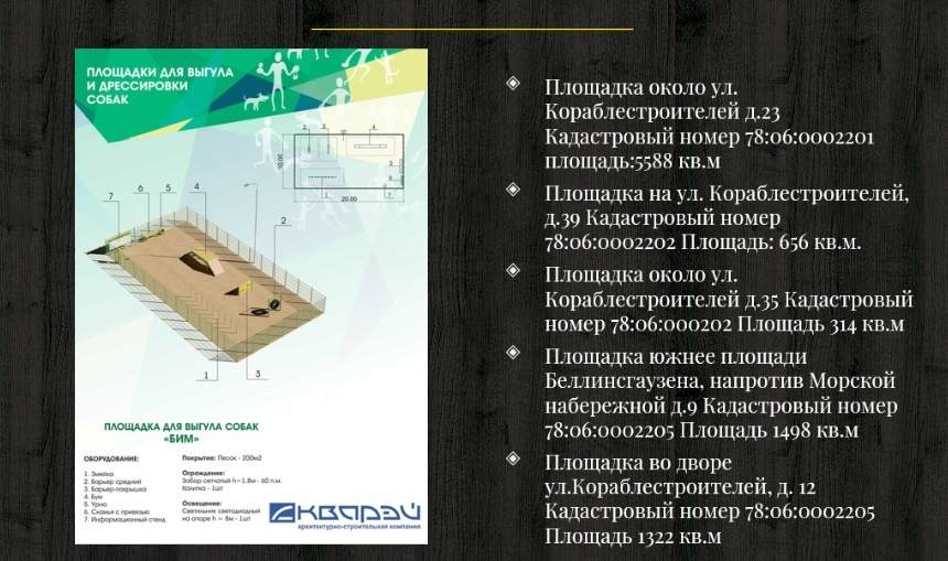 Площадка для выгула собак (Василеостровский район)