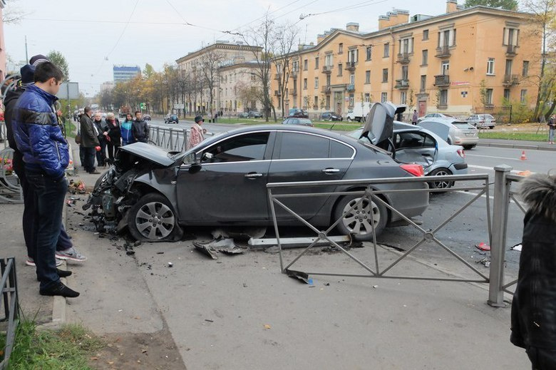 Видео с регистратора аварии. Санкт Петербург авария Седова.