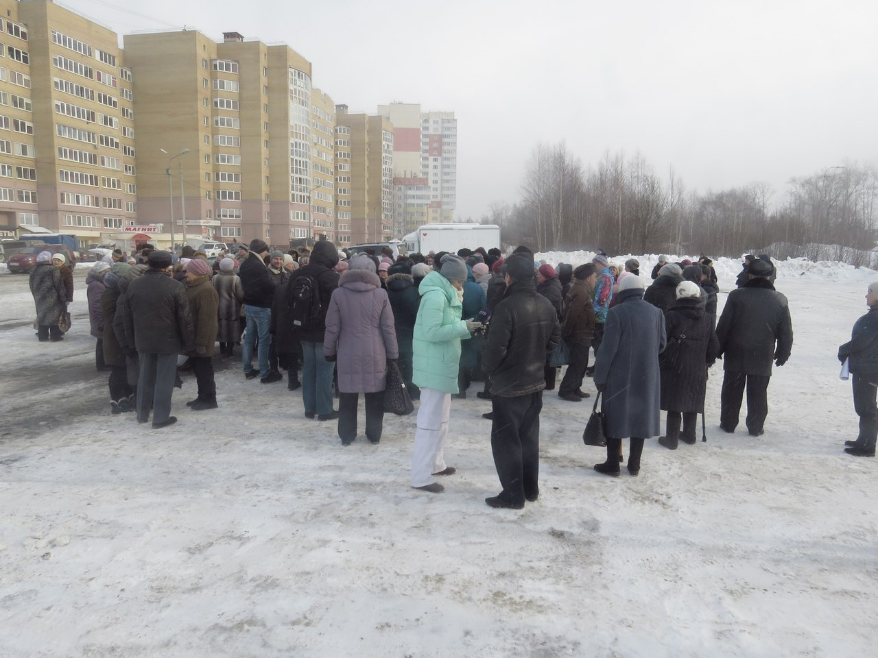 На пикет пришли сто человек На пикет пришли сто человек
