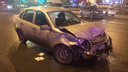 В результате ДТП на Московском шоссе легковушки раскидало по проезжей части