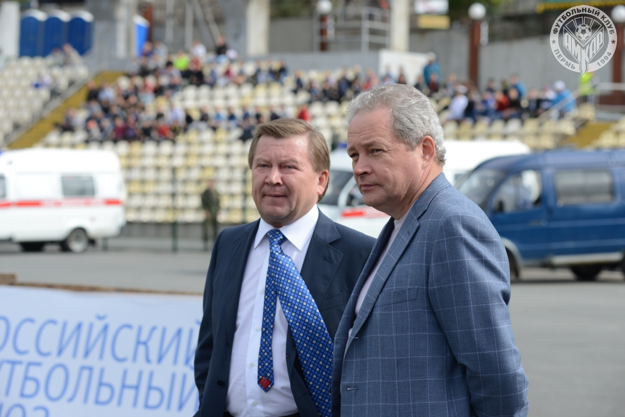 Президент клуба Геннадий Шилов и бывший губернатор Прикамья Виктор Басаргин