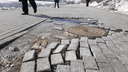 Очевидцы: на Московском шоссе «растаяла» плитка