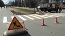 Нанесение разметки на пешеходных переходах Архангельска завершено на 90 процентов