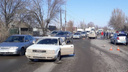 Четыре машины отлетели друг в друга в Кировском районе Волгограда