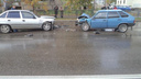 Daewoo влетел в ВАЗ на дороге в Магнитогорске