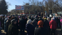 В Самарской области несколько сотен человек вышли на митинги за возврат льгот пенсионерам