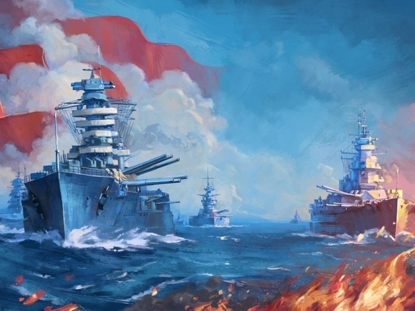 концепт-арт к игре World of warships