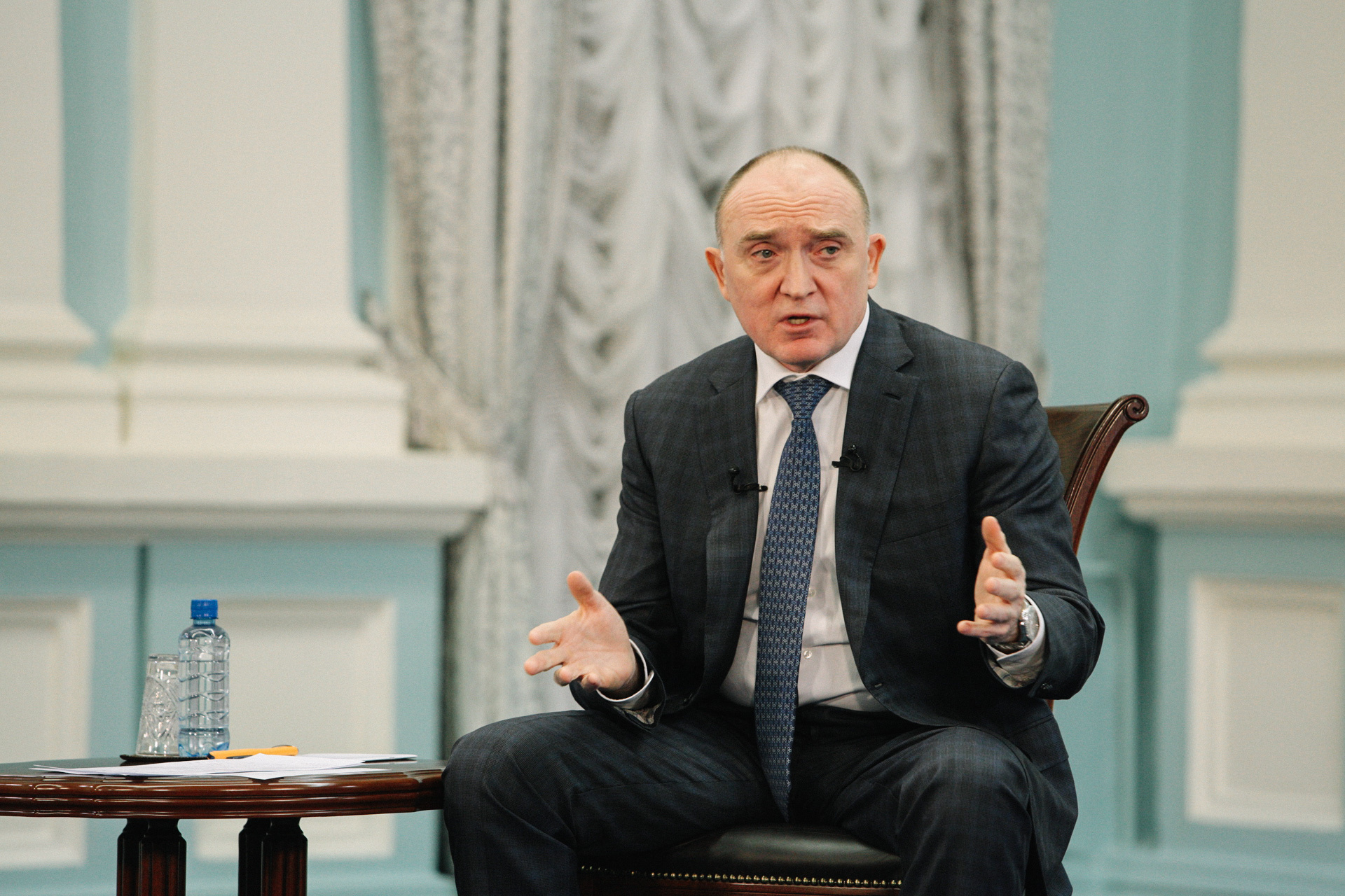 Губернатор, отвечая на вопросы об экологических проблемах, постарался всё разложить по полочкам