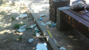 «Помогите, утопаем в мусоре»: сквер Оганова превратился в помойку