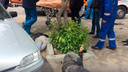 В городе Челябинской области парень с девушкой разбились на мотоцикле