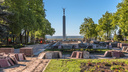 В Самаре площадку реконструкции фонтана в сквере 30-летия Победы скроют за забором