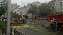 В Ростове из-за ураганного ветра рухнули 82 дерева