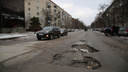 Новый асфальт в центре Волгограда ушел вслед за огромными лужами
