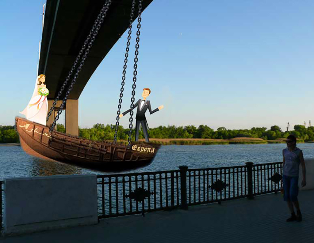 Качели под Ворошиловским мостом могли бы привлекать толпы туристов