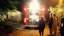 Ростовские пожарные спасли от огня дома на Комсомольской площади