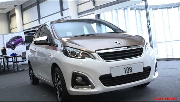 2014 Peugeot 108 Reveal. Кадр из YouTube