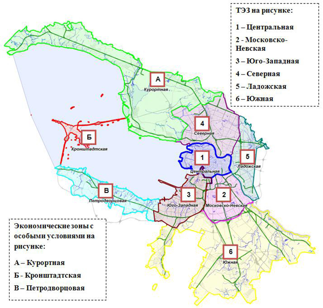 районы санкт петербурга с описанием