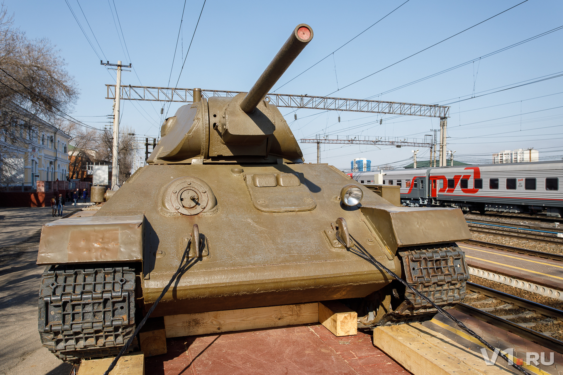 Военной техникой с железнодорожниками поделились в музее-заповеднике «Сталинградская битва»