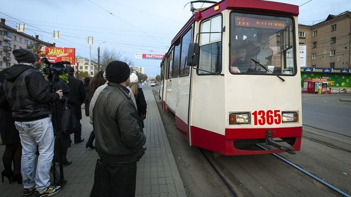 Челябинские трамваи возобновили движение на Медгородок