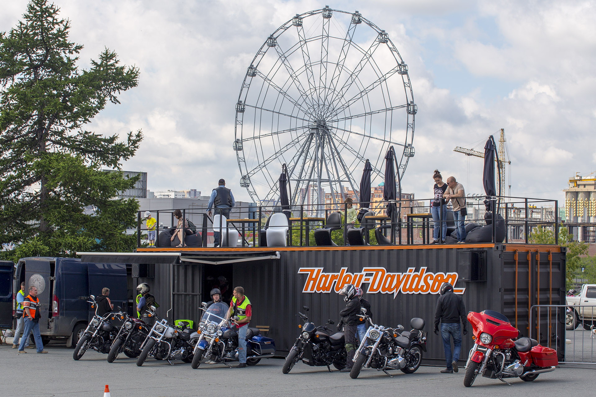 Контейнер Harley-Davidson курсирует по России и СНГ два года