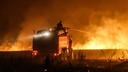 К тушению крупных степных пожаров в Михайловке привлекли авиацию