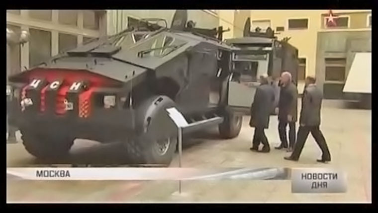 Кадр из репортажа телеканала "Звезда"