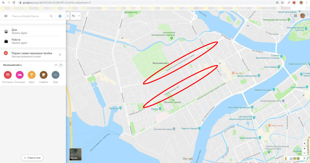 Топографический кретинизм. На Васильевском острове нарисовался второй Средний  проспект - 13 сентября 2019 - ФОНТАНКА.ру