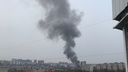 В Ростове в районе рынка «Темерник» вспыхнул пожар