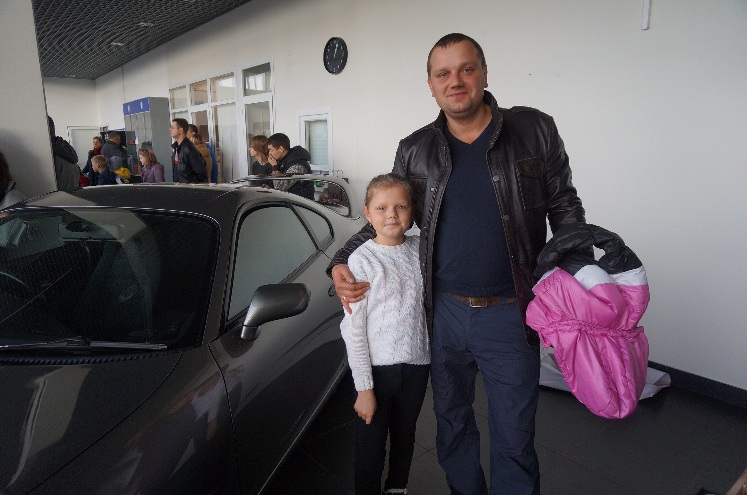 Вячеслав взял на праздник свою дочку Дашу