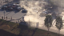«Едкий дым заполнил весь салон»: на улице Ново-Садовой горел пассажирский автобус
