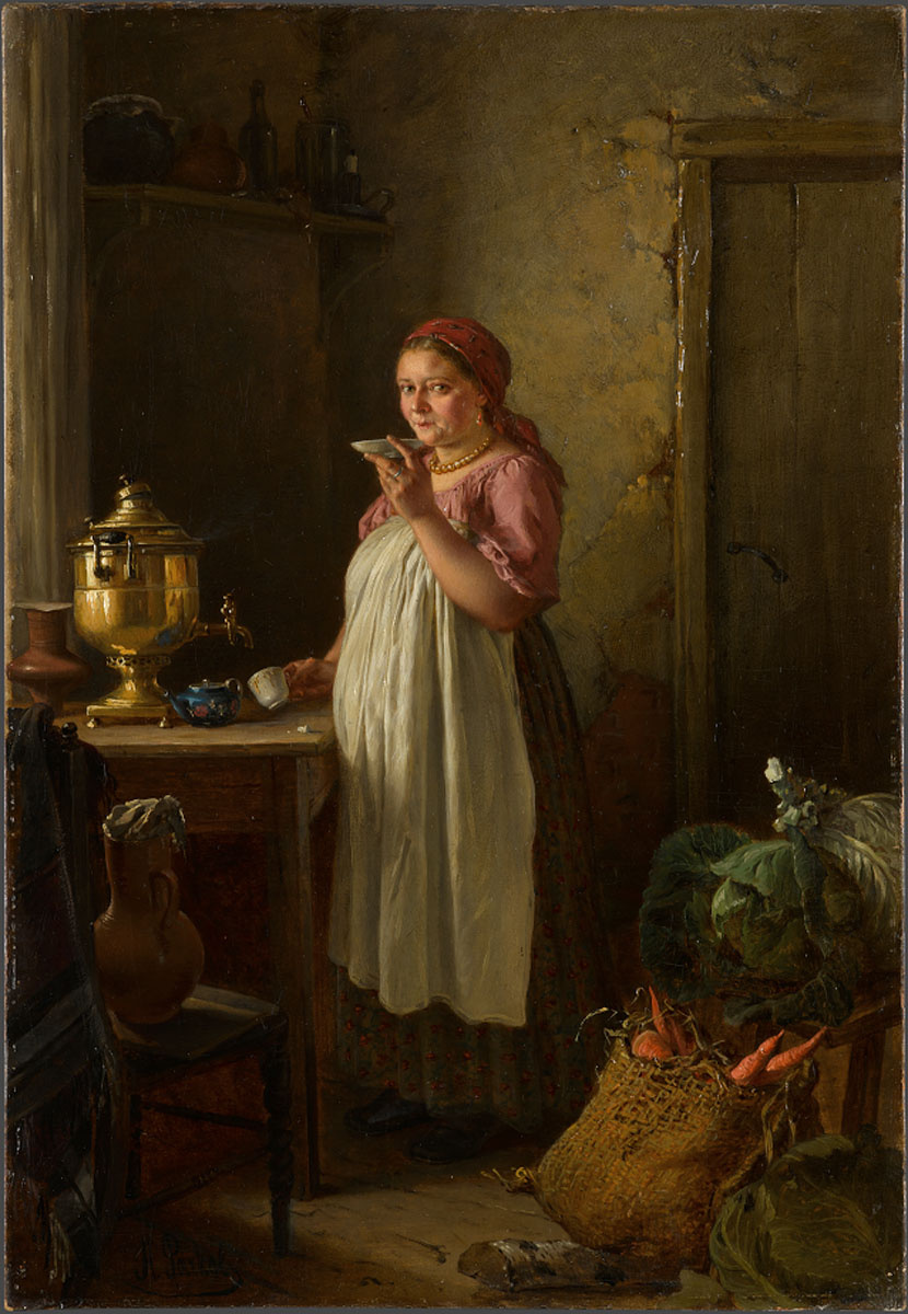 Рачков Н. Е. «Кухарка». 1870-е. Третьяковская галерея Рачков Н. Е. «Кухарка». 1870-е. Третьяковская галерея