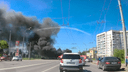 В Сети появилось видео со вспыхнувшим УАЗом в Рыбинске