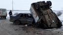 Под Самарой «пятнашка» влетела на трассе в «ВИС»: погиб водитель авто с фургоном