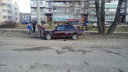 В Устьянском районе женщина за рулем «семерки» врезалась в световую опору